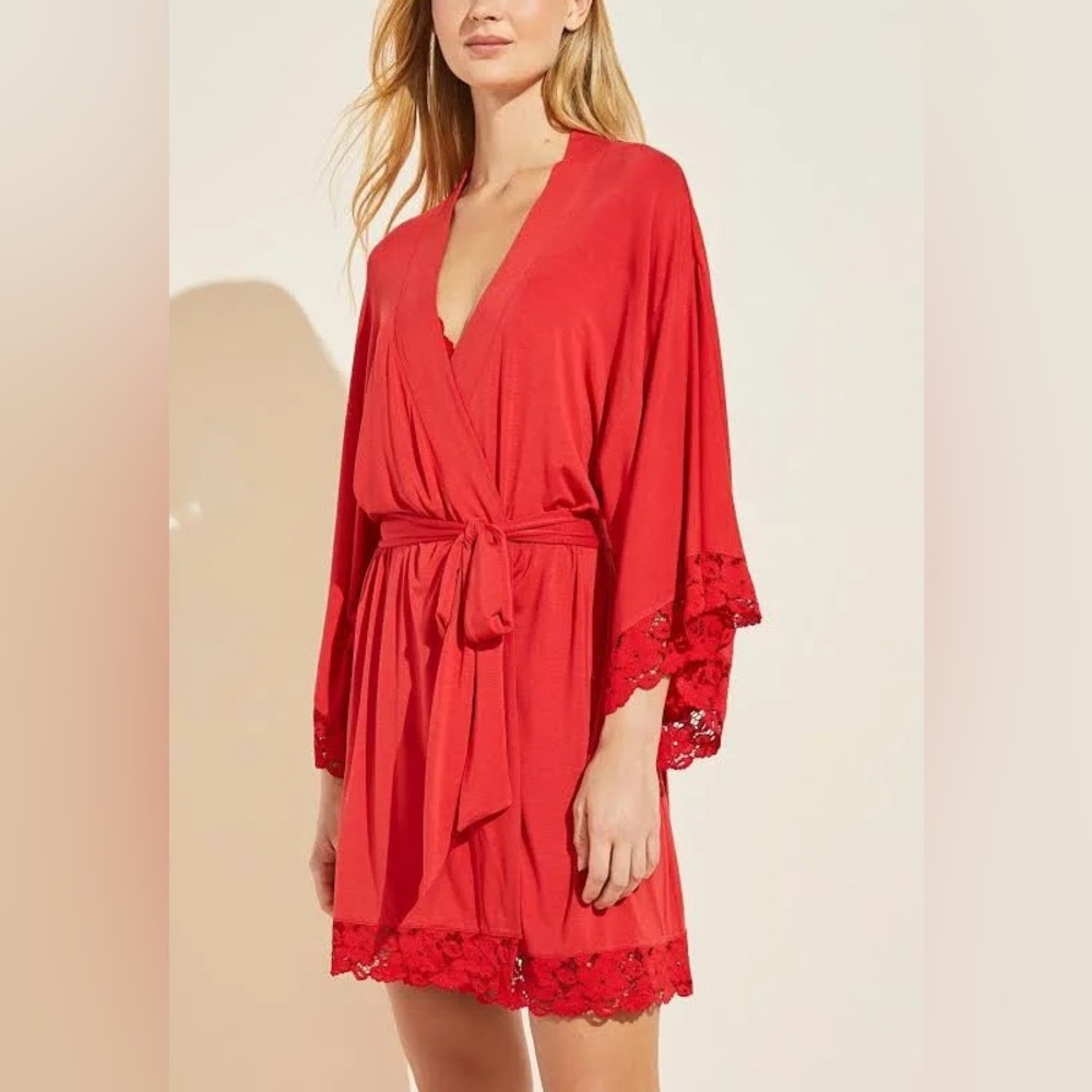 Eberjey Naya Haute Red Robe! New with Tags 🌹